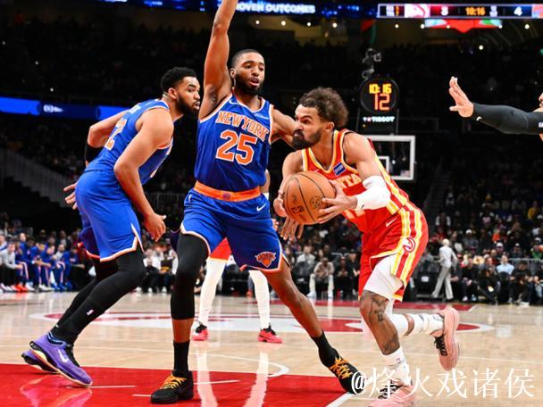 唐斯36+16布伦森34分 尼克斯客场送老鹰六连败 唐斯36+16布伦森34分 尼克斯客场送老鹰六连败